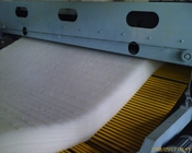 Kain Nonwoven Fabric Quilt Making Machine 4.5m Untuk Glue Free Wadding