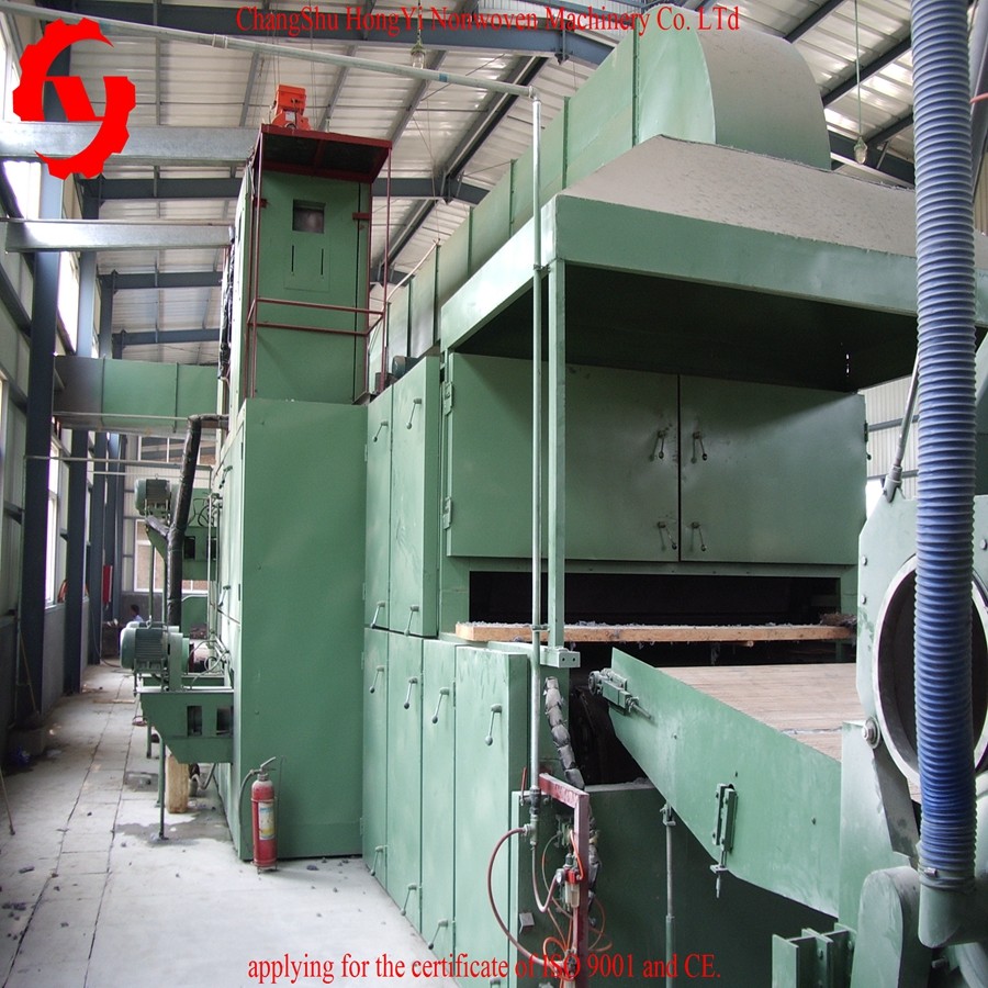 Changshu CE / ISO9001 2.5m limbah nonwoven terasa membuat mesin