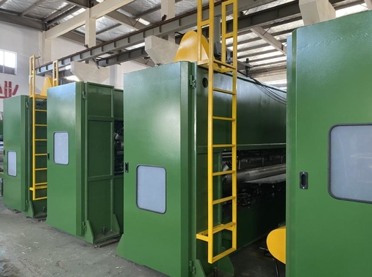3.2m Lebar Jarum Punched Non Woven Fabric Line Produksi Untuk Towel Karpet Geotekstil