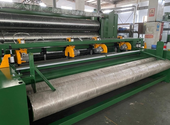 3.2m Lebar Jarum Punched Non Woven Fabric Line Produksi Untuk Towel Karpet Geotekstil