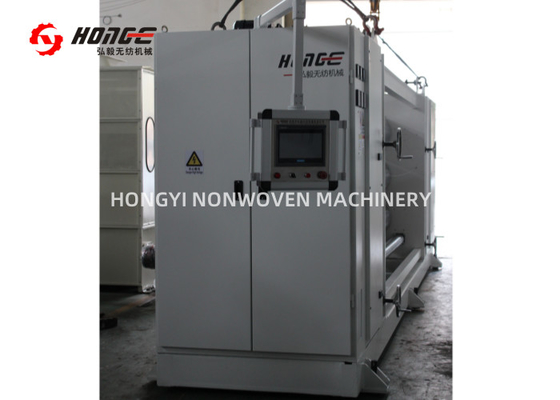 Nonwoven Thermal Bonding Wadding Fabric Calender Mesin Produksi Line