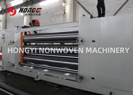 Mesin Setrika Kalender Tiga Rol Untuk Mesin Tekstil Nonwoven