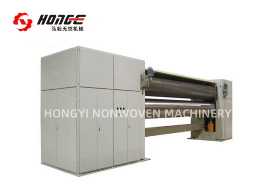 CE Dua Roller Nonwoven Calender Mesin Hot Roller Untuk Termal Bonding Wadding Produksi Line