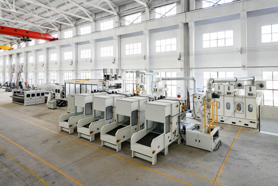 Full Automatic PP Geotextile Sewing Needle Punching Nonwoven Line
