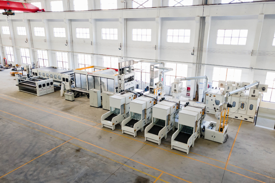 Jalur Produksi Geotekstil Nonwoven Penumbukan Jarum 400kg/H