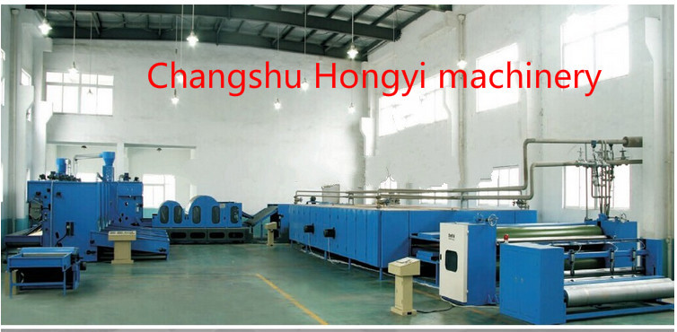 Wadding Industrial Mattress Manufacturing Equipment Dengan Single Cylinder
