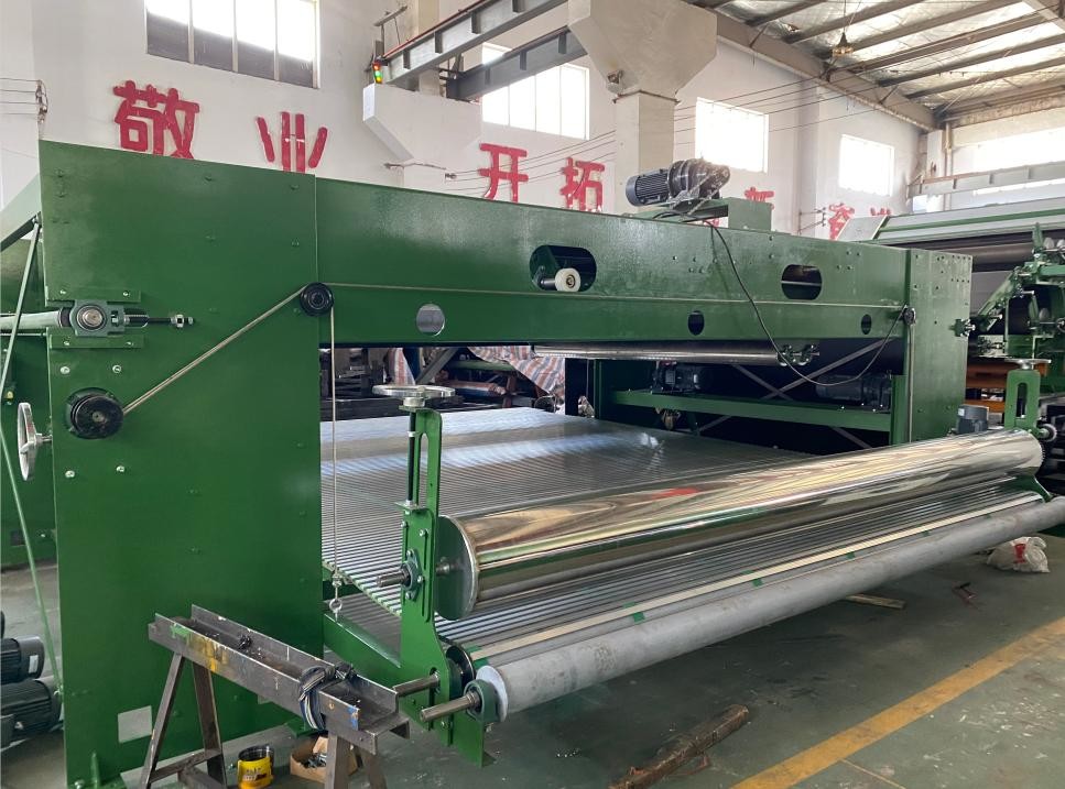 Mudah Operasi Nonwoven Clamp On Crosslapper Mesin