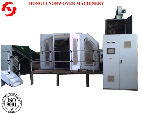 Polyester Single Cylinder Nonwoven Carding Machine Serat Listrik Dalam Tekstil