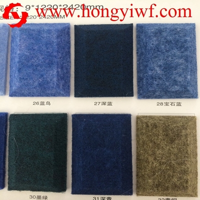HongYi-2 Tahun Garansi Isolasi Suara Merasa Panel Akustik Membuat Mesin / Mesin Punching Jarum Non Woven