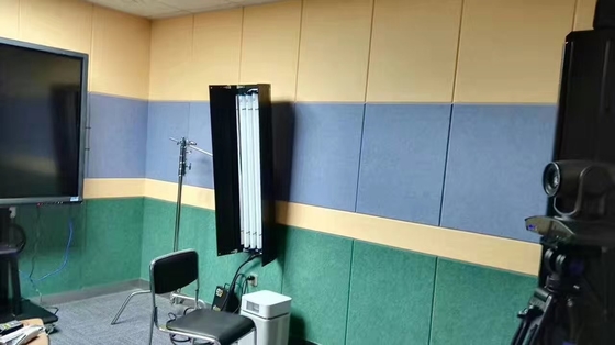 40% Panel Lapor Akustik Poliester Meleleh Rendah Meleleh Panel Pendingin Akustik Fireproof
