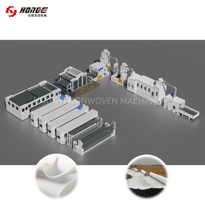 2025 Mesin Pencetak Jarum Tipe Baru Garis Produksi Geotekstil Kain Non Woven