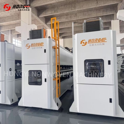 5m Nonwoven Needle Punching Machine Untuk Geotekstil / Kain Kulit