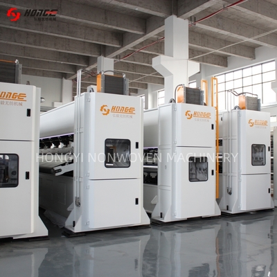 Kaca Kaca Kapasitas Tinggi Merasa Mesin Punching Pre - Needle 2200-8000mm 6.5 M