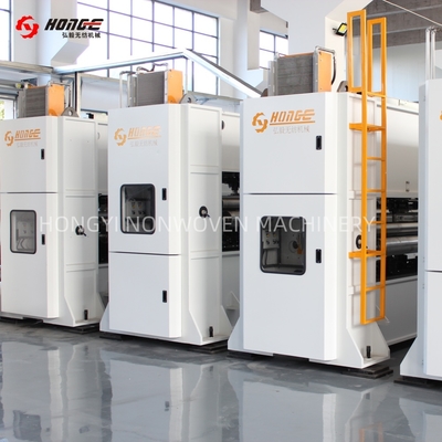 Double Stroke Needle Punch Machine 4m Untuk Karpet / Geo-Tekstil / Rags