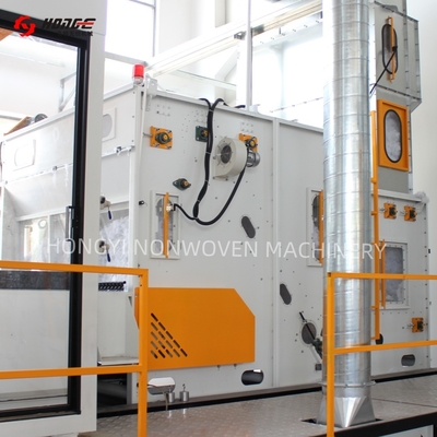Kapasitas 500kg / H Getaran Hopper Feeder untuk Pembuatan Kain Non Woven