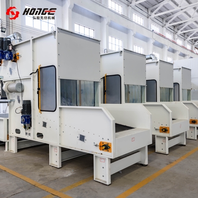 Polyester Fiber Cotton Membuka Mesin Untuk Pembuatan Gumpalan 3.75kw